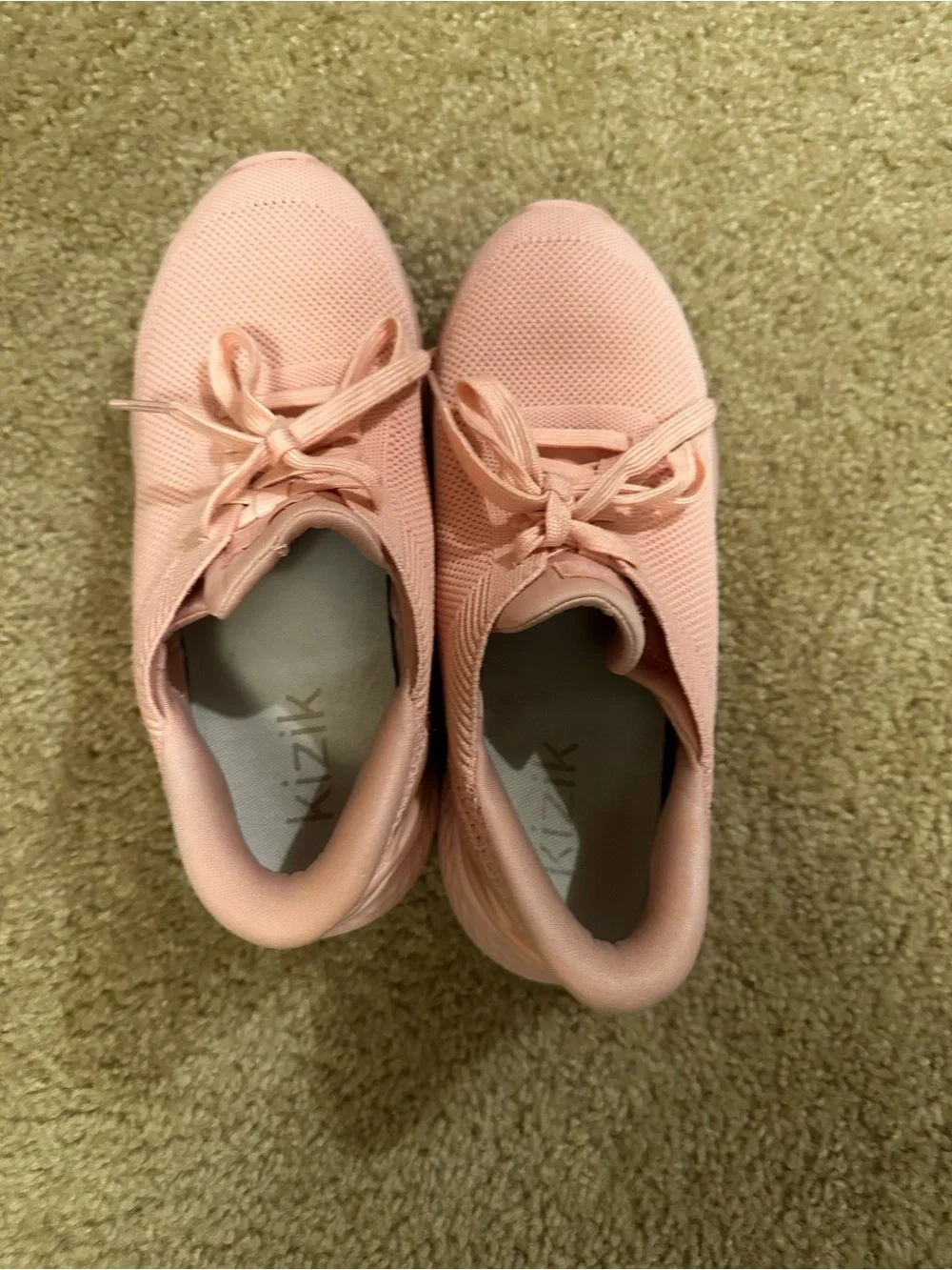 Kizik Athens Womens Size 8.5 US Pink HandsFree Slip On Shoes Sneakers Comfort